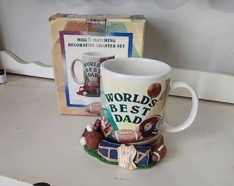 Mug & Coaster Set, Sports, Dads, Father's Day