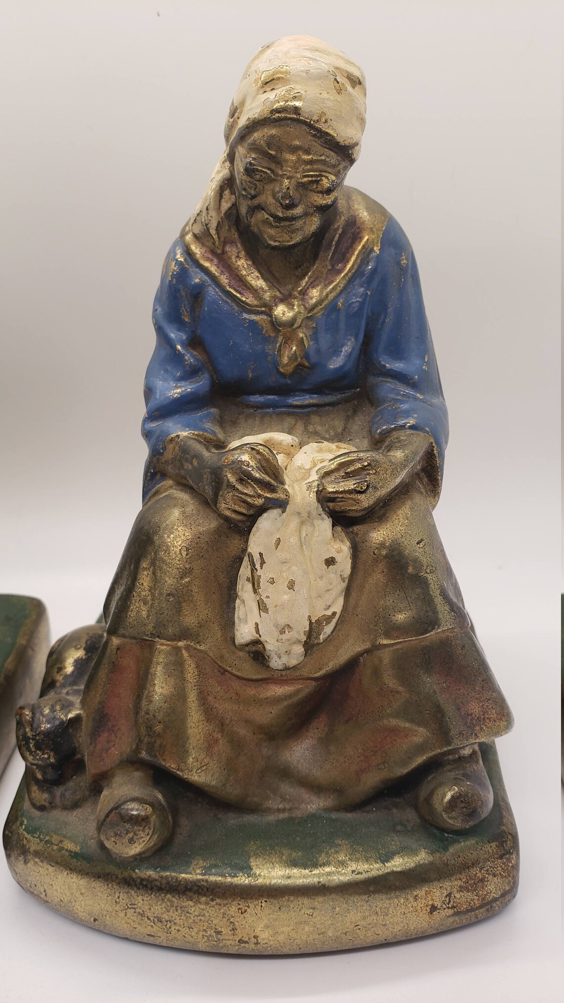 Armor Bronze Bookends Darby and Joan 1925 Etsy UK