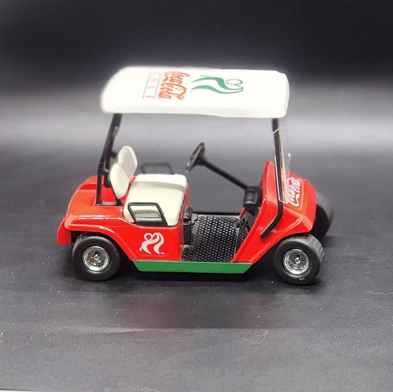 Coca-Cola 1996 ペダルカー型 置物 Coca Cola Golf Cart, 1996 With Certificate - Etsy