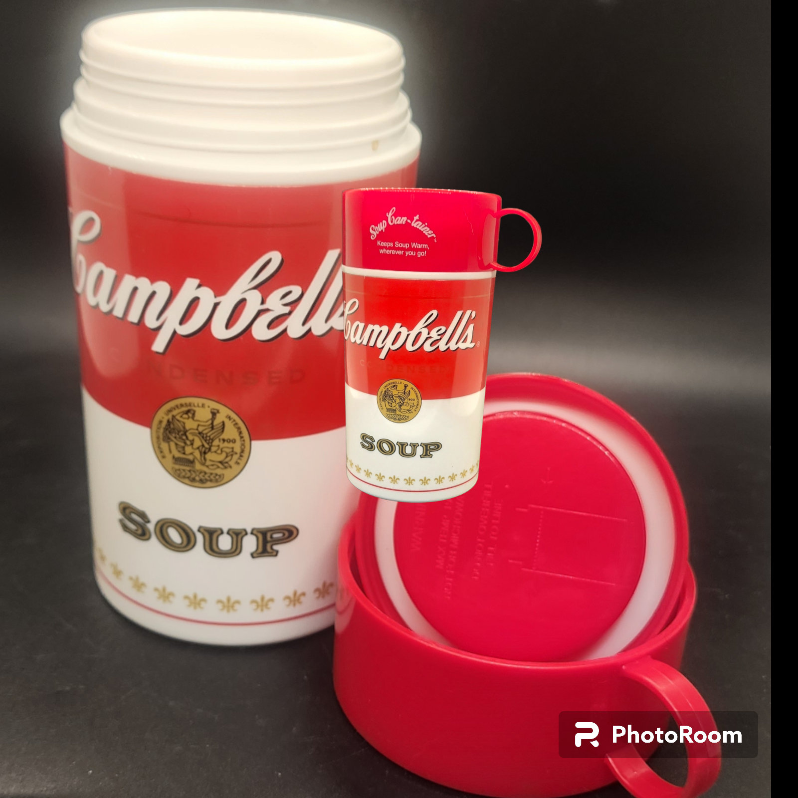 Campbell's Soup Container, Advertisement, Kids Lunch, Collectible
