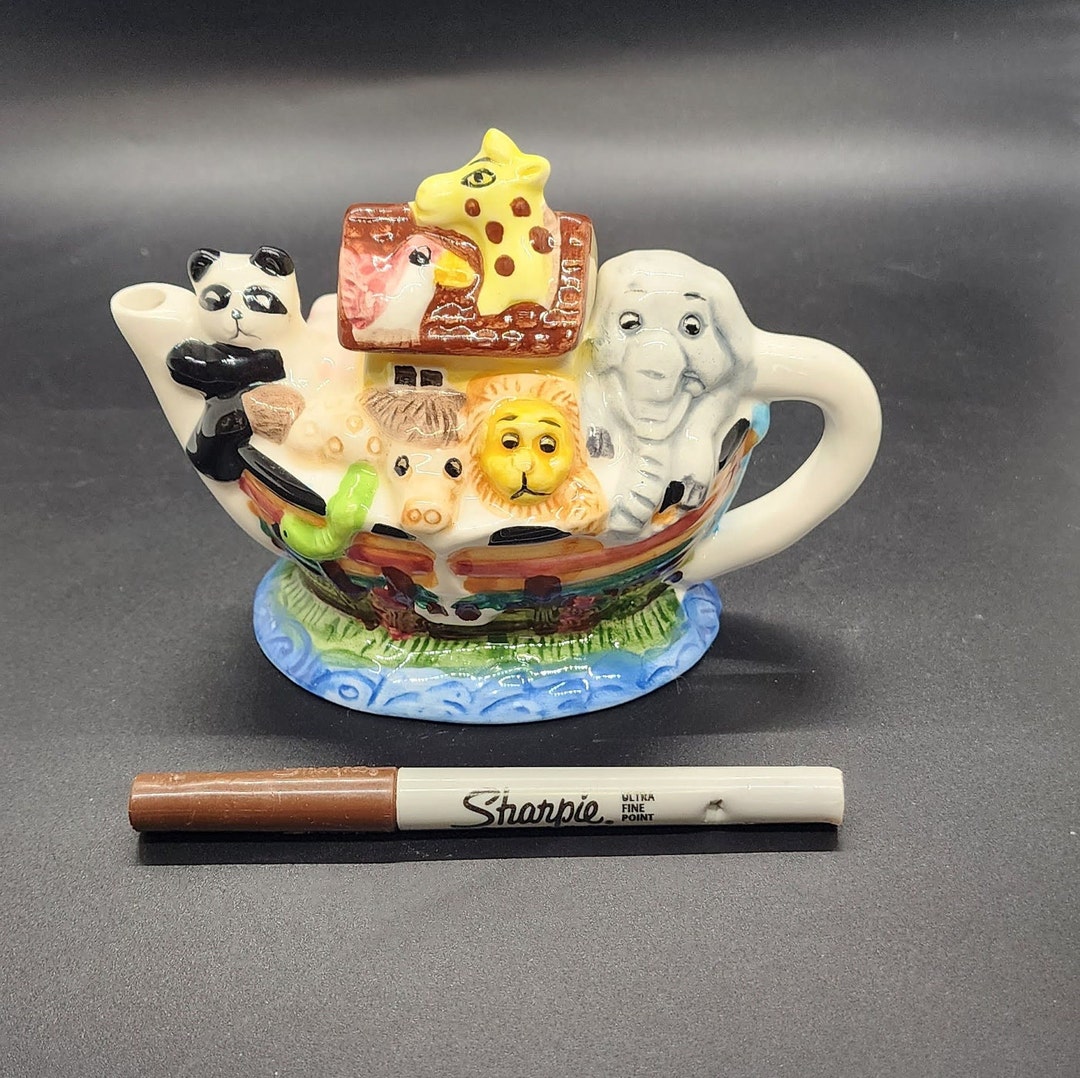 Tea Nee Teapot, Noah's Ark, 1995 Etsy