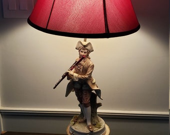 French Provincial Boudoir Lamp 30" tall