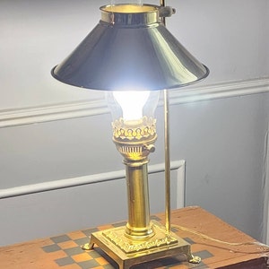 Gorgeous Replica Table Lamp, Vintage 70&#39;s, Brass