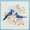 Quilling Card 3D-Grußkarte Für Neugeborene – Blaue Handwerkskunst, Inkl. Umschlag