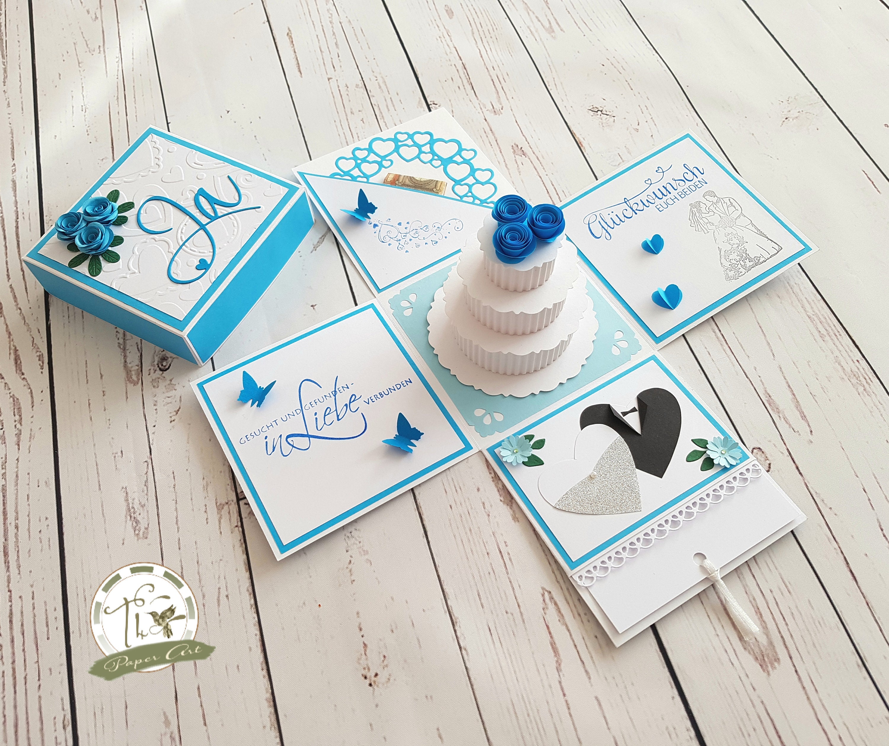 Explosion boxmoney gift to the wedding Etsy