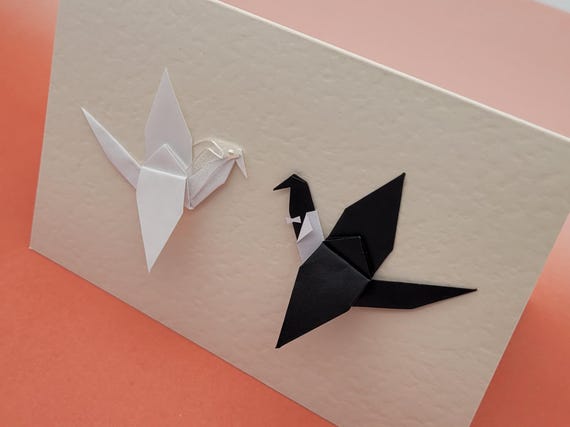 Segnalibri Ad Angolo Con Gru Di Carta Origami, Segnaposto Con Nome, Bomboniera Per Matrimonio, Addio Al Nubilato, Compleanno, Anniversario, Natale - Italia - 7