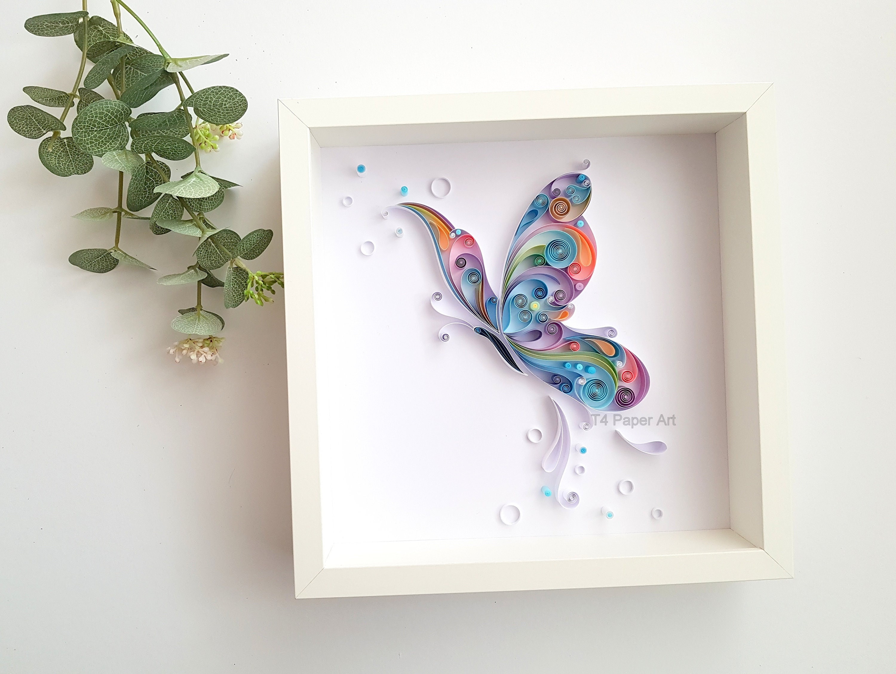 Butterfly Quilling Paper Tool Set Handmade Craft Strip Simple Handwork for  Decor