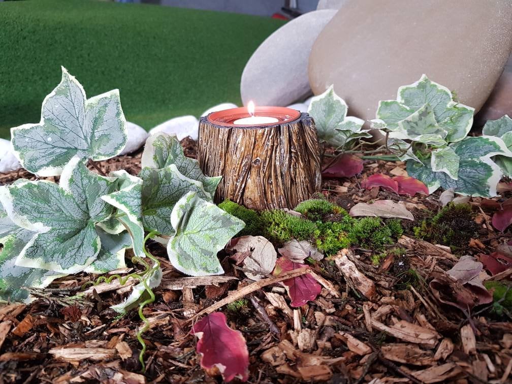 Gardenlogs Solar LED Lights Tea Lights Plant Pots Plain Etsy UK