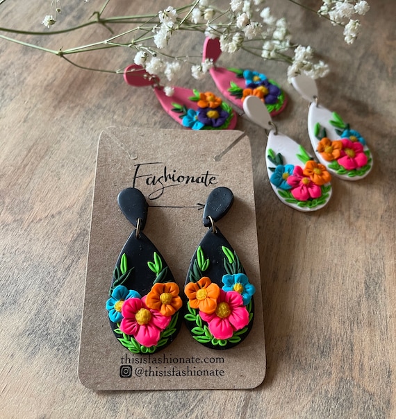 Buy Polymer Clay Earring Online In India - Etsy India