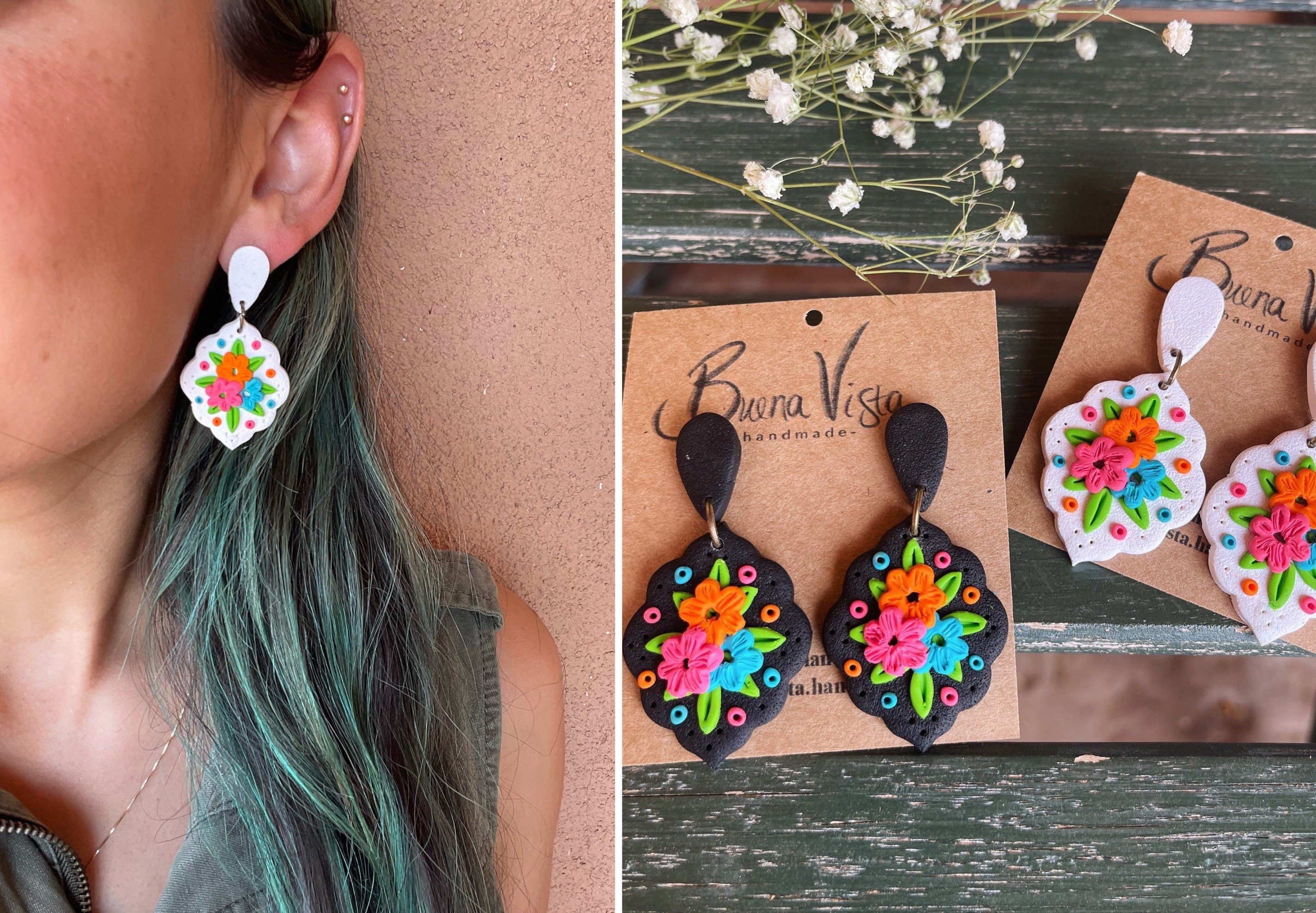 Mena Earrings in Pink Mena Earrings in Pink
