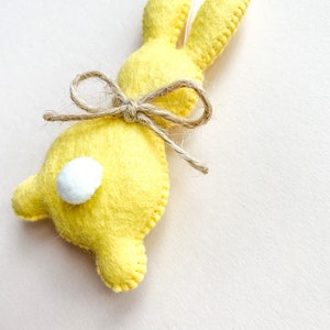 Felt Bunny Ornament Easter image 7