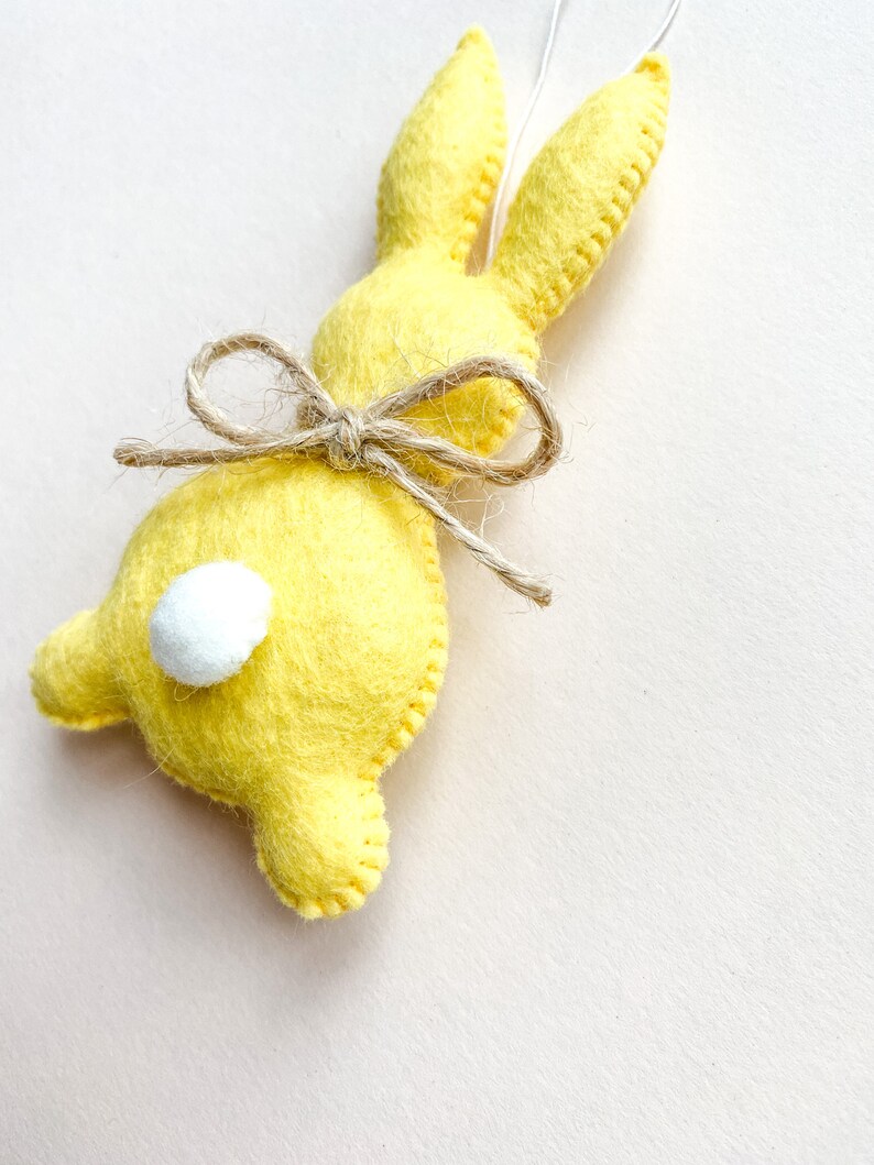 Felt Bunny Ornament Easter image 7