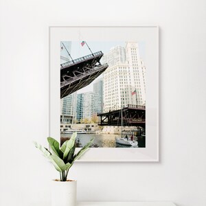 Wrigley Building Photography Print / Michigan Ave Bridge / Chicago Architecture Photography / Chicago Home Decor