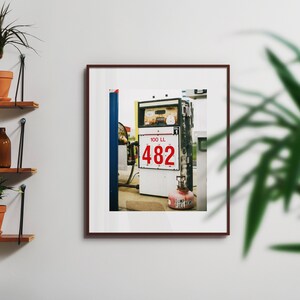 Airport Vintage Fuel Pump Print - Aviation Photography - Airplane Art - Vintage Flying - Airport Decor - Wall Art - Home Decor