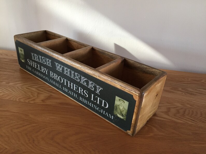 Retro wooden storage box wine rack solid hardwood irish Etsy