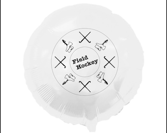 Field Hockey Mylar Balloon