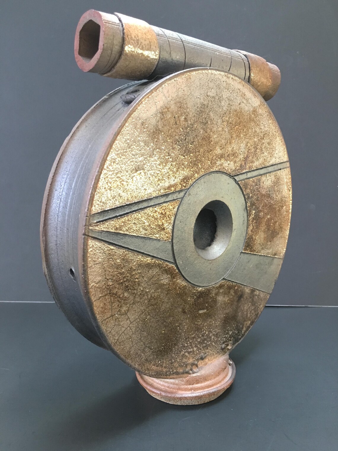 One-of-a-kind Ceramic Sculpture by Steve Fitzgerald – Signed Raku Art ...