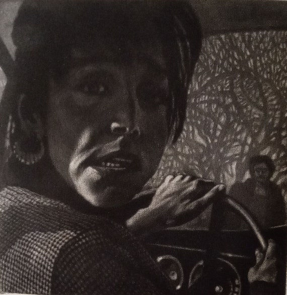 Art Werger american B. 1955 reverse Mezzotint Etsy