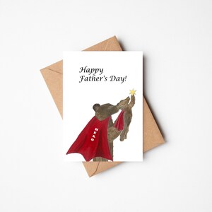 Tarjeta feliz del día del padre, linda tarjeta feliz del día del padre, mejor papá, tarjeta para papá
