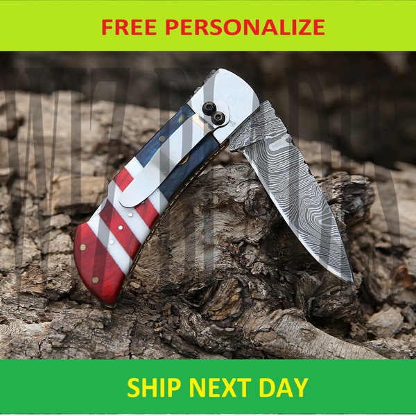 Usa Pocket Knife Etsy