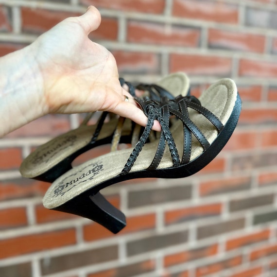 Size 8 - Vintage 90s/Y2K Mudd Boho Heeled Sandals… - image 1