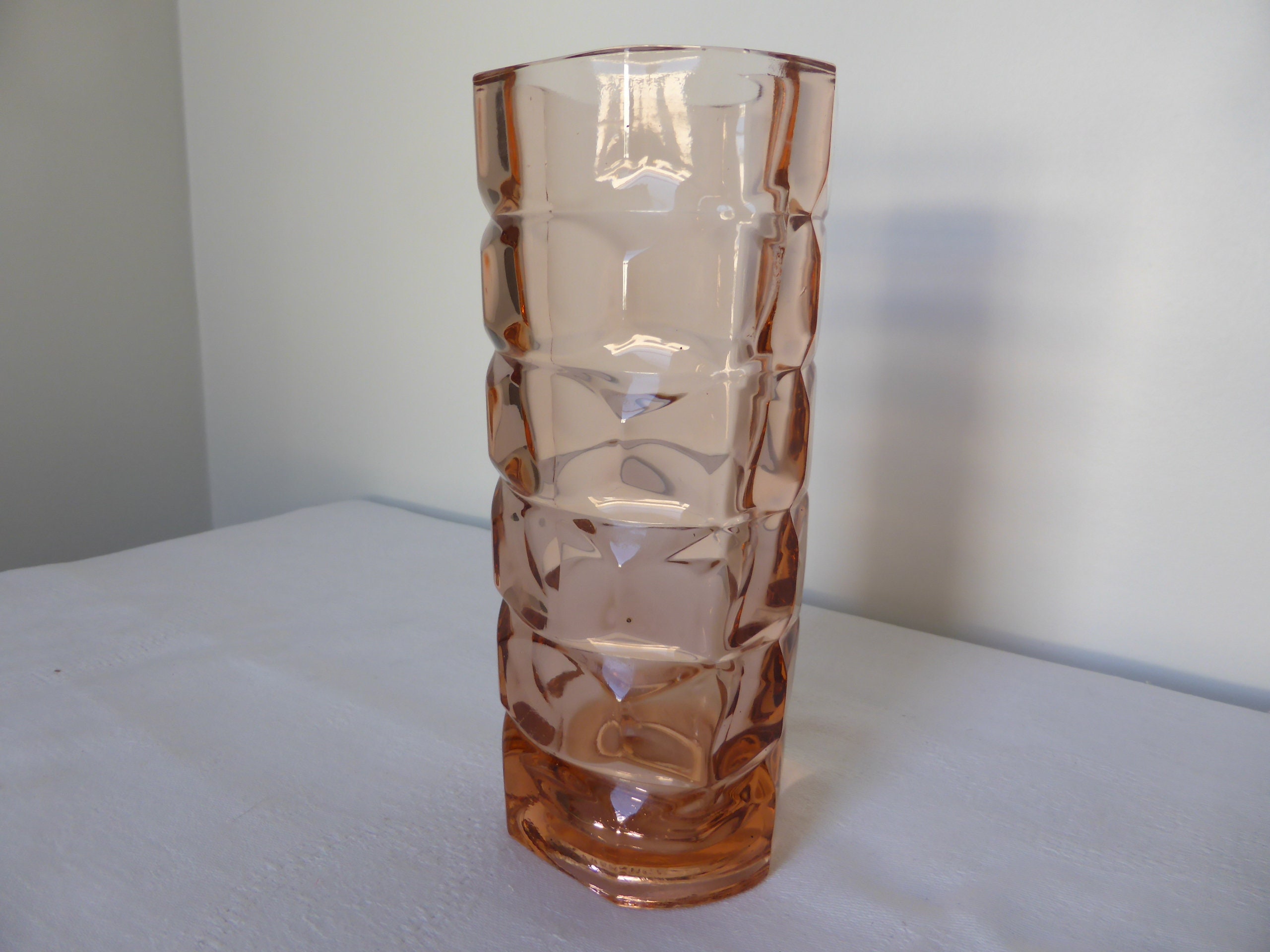 Vase Vintage Rosaline Luminarc en Verre Rose