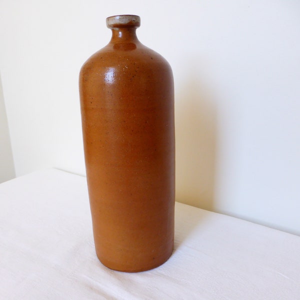 Vintage glazed stoneware bottle