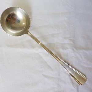 1 vintage Christofle silver-plated Art Deco ladle