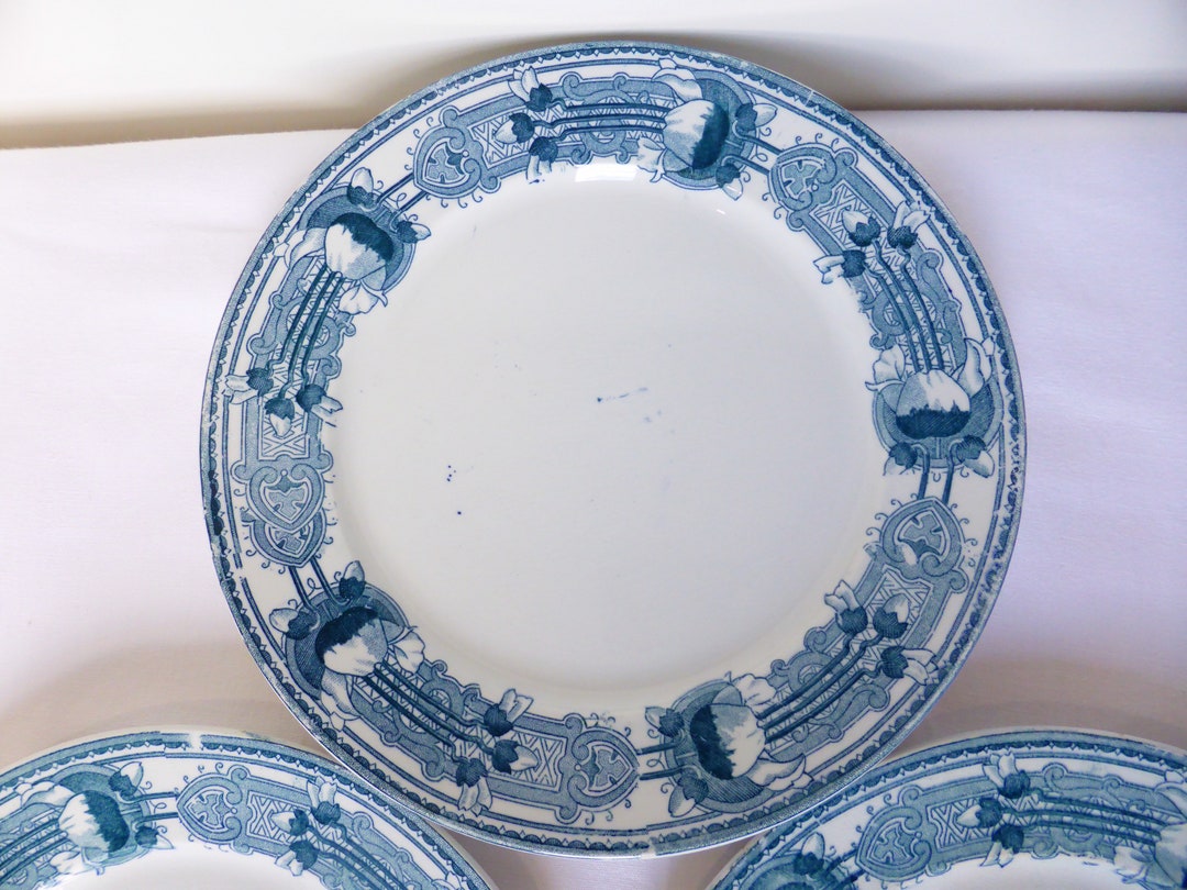 3 Vintage Dessert Plates of CM&C Model Massena Porcelain Etsy