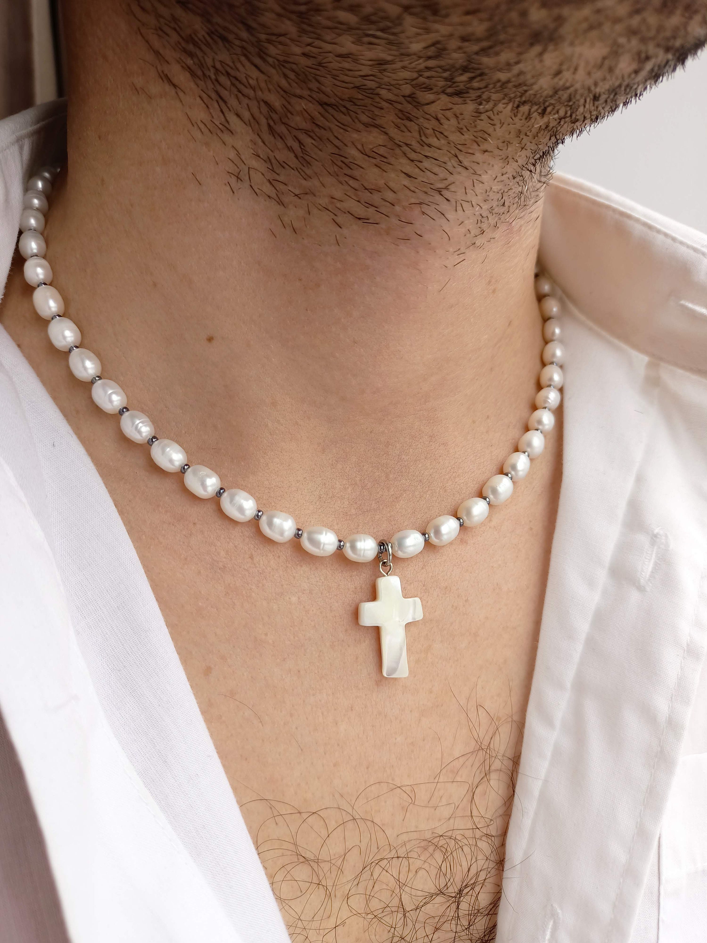 Buy Mens Cross Choker Online In India Etsy India