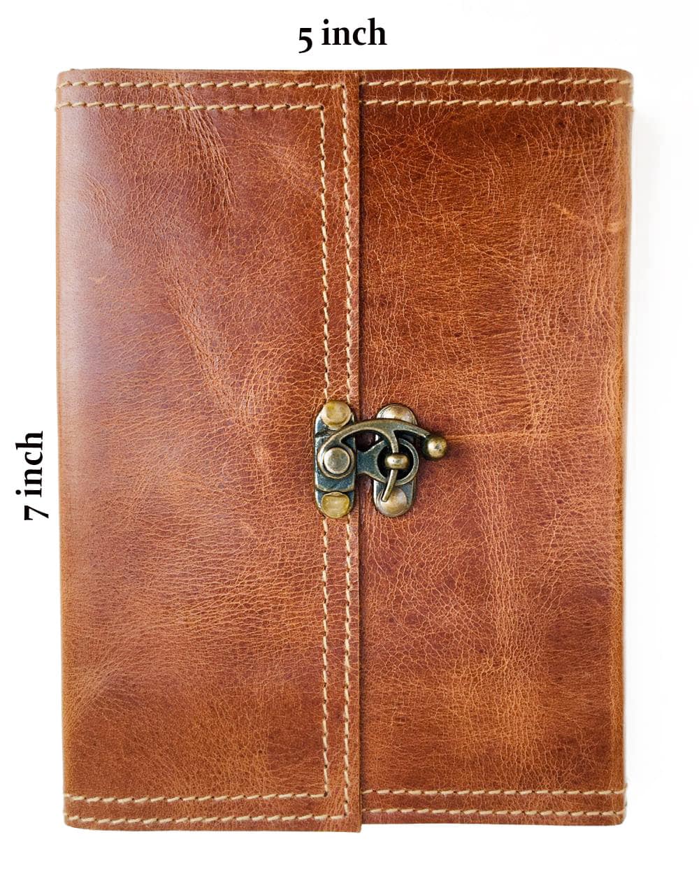 Vintage Leather Journal With Lock for Men and Woman Etsy Denmark