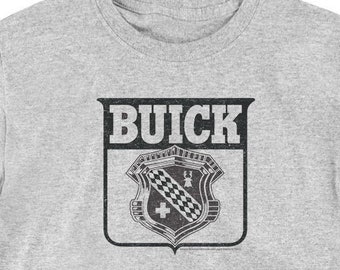 Buick Distressed Emblem Youth Long Sleeve T Shirt