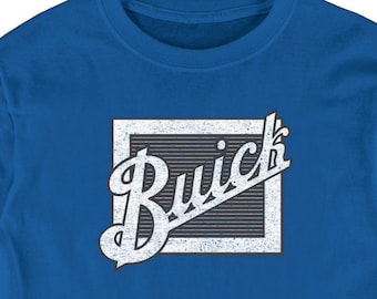 Buick Distressed Emblem Youth Long Sleeve T Shirt