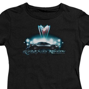 Pontiac Silver Grand Prix Juniors et Dames Chemises Noires