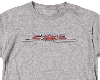 GMC Chrome Logo Heather Gray Shirts