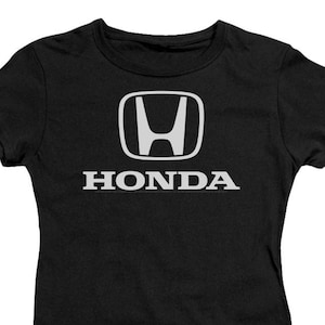Honda Standard Logo Ladies Black Shirts