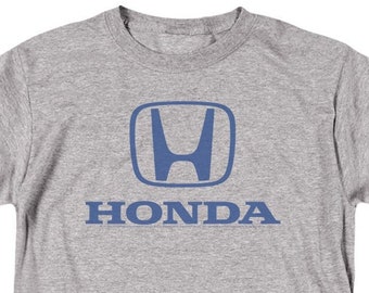 Honda Blue Logo Heather Gray Shirts