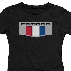 Chevrolet Camaro Chrome Emblem Juniors/Women&#39;s Shirts