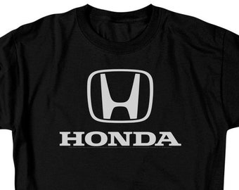 Camisas negras con logotipo estándar de Honda