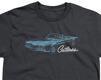 Oldsmobile 68' Cutlass Car Kids Houtskool Shirts