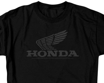 Honda Vintage Wings Black Shirts