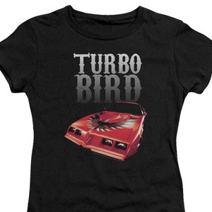 Pontiac Turbo Bird Juniors et Dames Chemises Noires