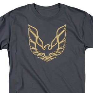 Chemises Pontiac Firebird Logo charbon