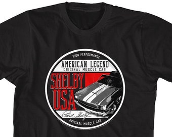 Shelby American Legend Shelby USA Black Shirts