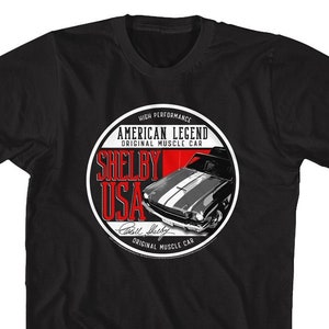 Shelby American Legend Shelby USA Black Shirts