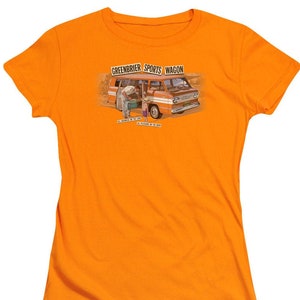 Chevrolet Greenbrier Corvair Sports Wagon Juniors Orange Shirts