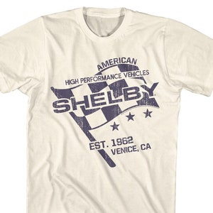 Carroll Shelby High Performance 1962 Vehicles Natural Shirts