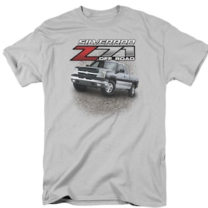 Chevrolet Silverado Z71 Off Road Silver Shirts