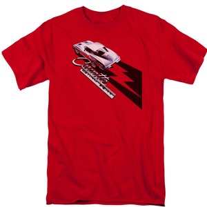 Chevrolet Corvette Stingray Split Window Red Shirts