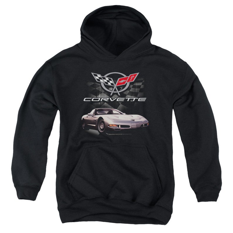 Chevrolet Corvette C5 Kids Black Shirts